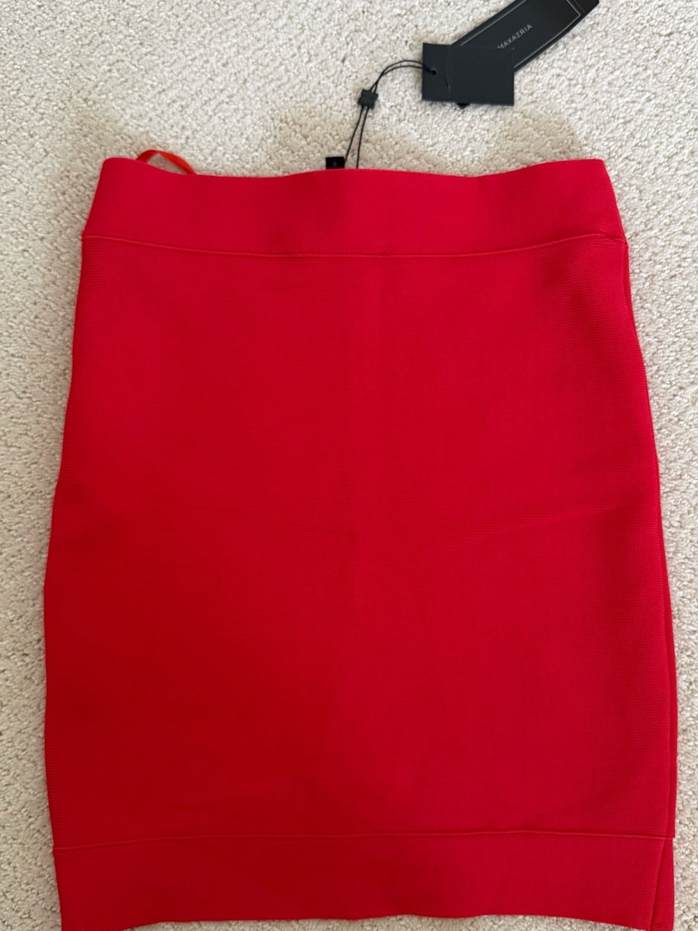 BCBG Red Pencil Skirt